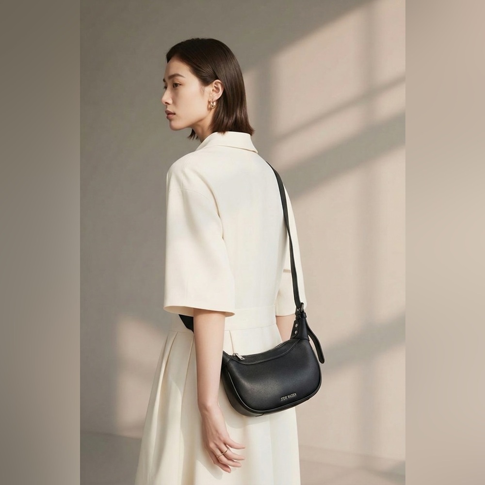 Elegant Black Crossbody Bag by